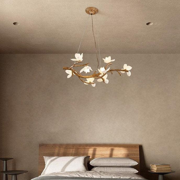 LED Lotus & Branches Design Modern Pendant Light - DWHOME