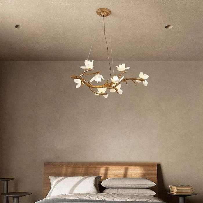 LED Lotus & Branches Design Modern Pendant Light-DWHOME