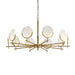 LED Chinese Style Brass Pendant Light - DWHOME