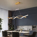 LED Wave Design Modern Pendant Light - DWHOME