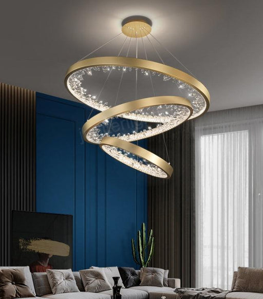 LED Modern Luxury Ring Design Pendant Light - DWHOME