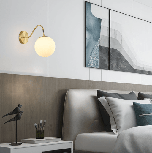 LED Brass Simple Modern Wall Light - DWHOME