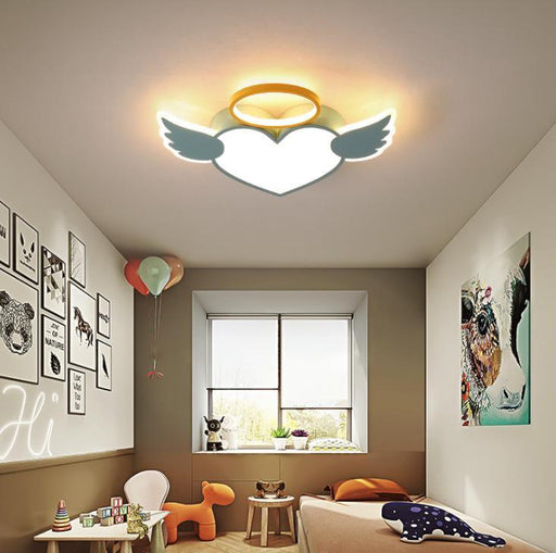 LED Heart-Shape Angel Children Ceiling Light - DWHOME
