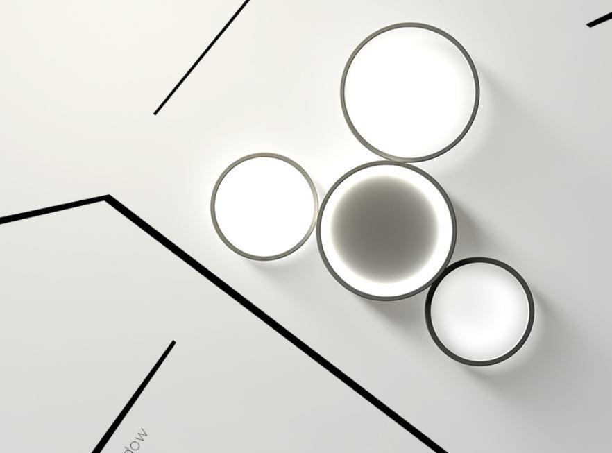 LED Creative Round Design Ceiling Light - DWHOME