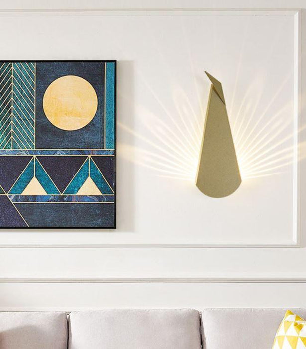 LED Peacock Metal Wall Light - DWHOME