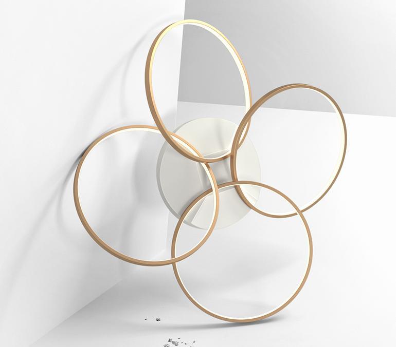 LED Modern Halo Art Ceiling Light - DWHOME