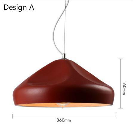 LED Ceramic shade Modern design Pendant Lights for Living Room Dining Room - DWHOME
