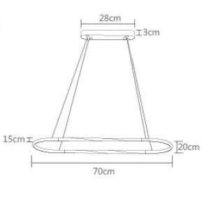 LED Creative Office Pendant Light - DWHOME
