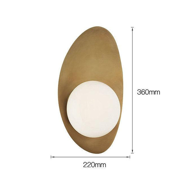 LED Brass Color Modern Simple Wall Light-DWHOME