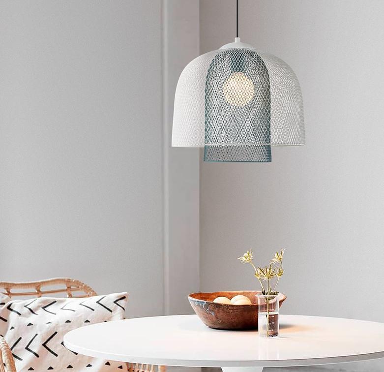 LED Metal Double Nets Pendant Light | DWHOME