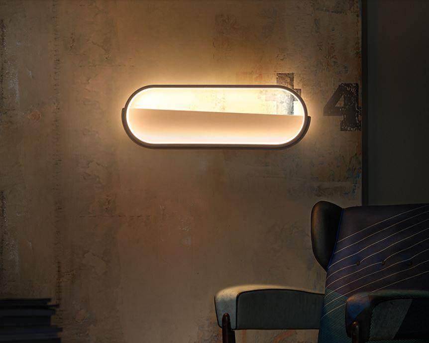 LED Oval Round Design Wall Light - DWHOME