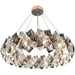 LED Modern Crystal Ring Pendant Light - DWHOME