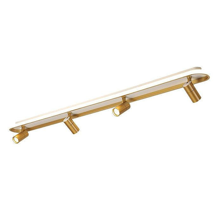 LED Golden Modern Ceiling Mounted Track Light Set-DWHOME