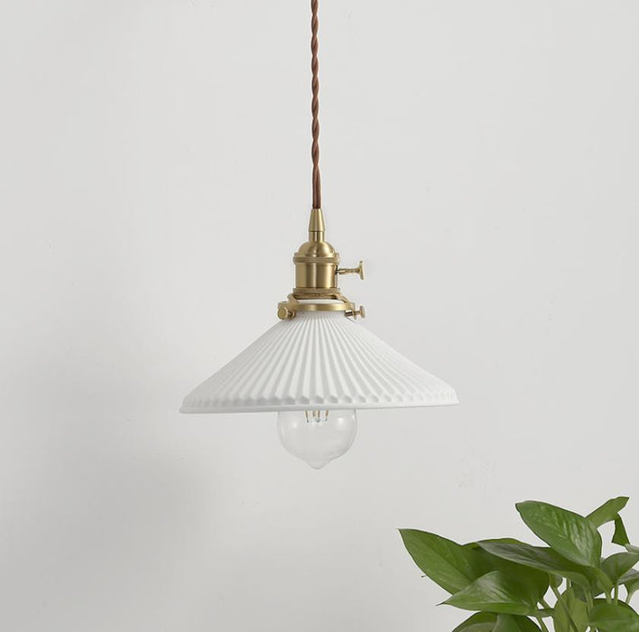 LED Simple Ceramic Pendant Light - DWHOME