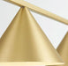LED Triple Brass Pendant Lights Set - DWHOME