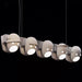 LED Modern Creative Mask Design Linear Pendant Light - DWHOME