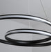LED Double Circle Postmodern Pendant Light - DWHOME