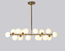 Molecular LED Chandelier Modern Magic Beans DNA for Living Room Dining Room - DWHOME