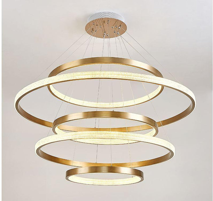LED Circle Rings Pendant Chandelier - DWHOME