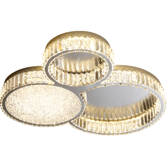LED Modern K9 Crystal Glass Simple Ceiling Light - DWHOME
