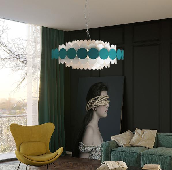 LED Petal Metal Chandelier Pendant - DWHOME