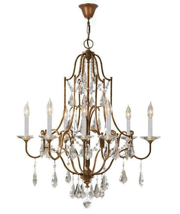 LED Crystal Metal Retro Chandalier - DWHOME