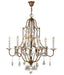 LED Crystal Metal Retro Chandalier - DWHOME