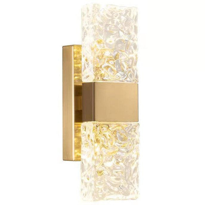 LED Simple Glass & Metal Modern Wall Light-DWHOME