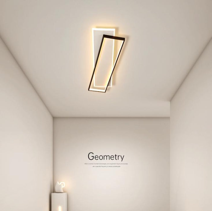 LED Creative Simple Modern Black & White Ceiling Light - DWHOME