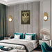 LED Brass Color Modern Simple Wall Light - DWHOME