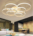 Modern Multi-Circle LED Ceiling Light for Living Room - DWHOME