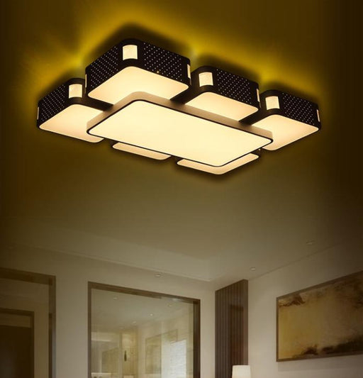 LED Acrylic RectangleSquare Ceiling Light - DWHOME