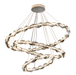 LED Luxury Style Modern Crystal Ring Pendant Light - DWHOME
