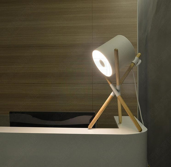 LED SImple Cylinder TableFloor Lamp - DWHOME