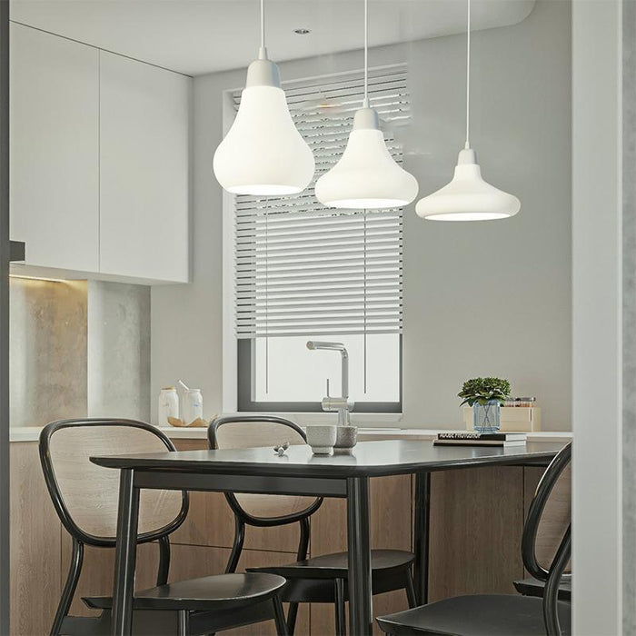 LED Multi-Design Milky White Pendant Light - DWHOME