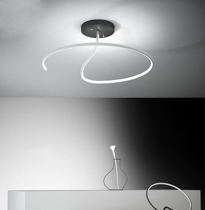 LED Modern Rope with Circle Ceiling Light Series 2 - DWHOME