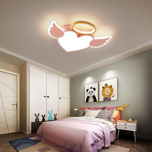 LED Heart-Shape Angel Children Ceiling Light - DWHOME