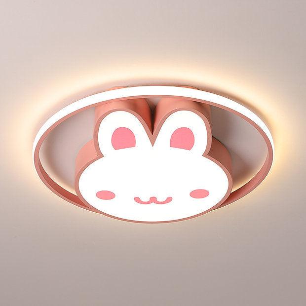 LED Rabbit Design Modern Cute Children Ceiling Light - DWHOME