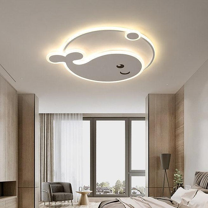 LED Whale Design Children Ceiling Light-DWHOME