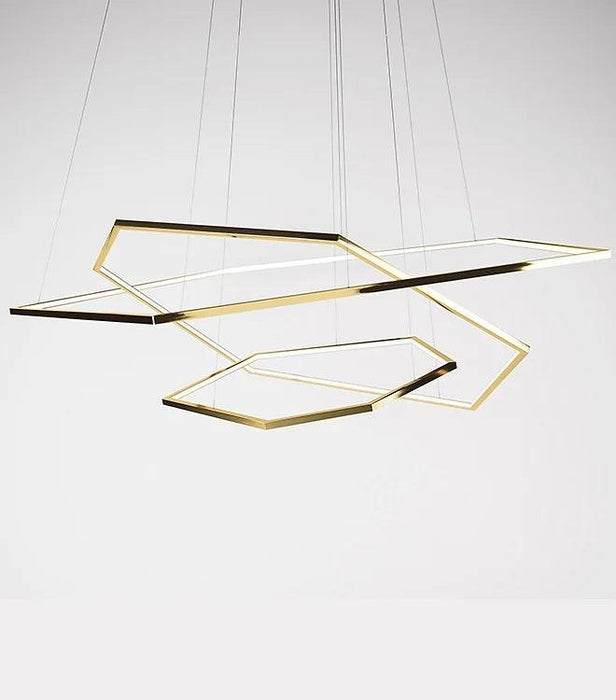 LED Simple Multi-layer Post-modern Decorative Pendant Light-DWHOME