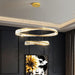 LED Luxury Style Crystal Halo Pendant Light - DWHOME