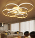 Modern Multi-Circle LED Ceiling Light for Living Room - DWHOME