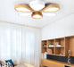 Modern Acrylic LED Flower Ceiling Light for Living Room Bedroom - DWHOME