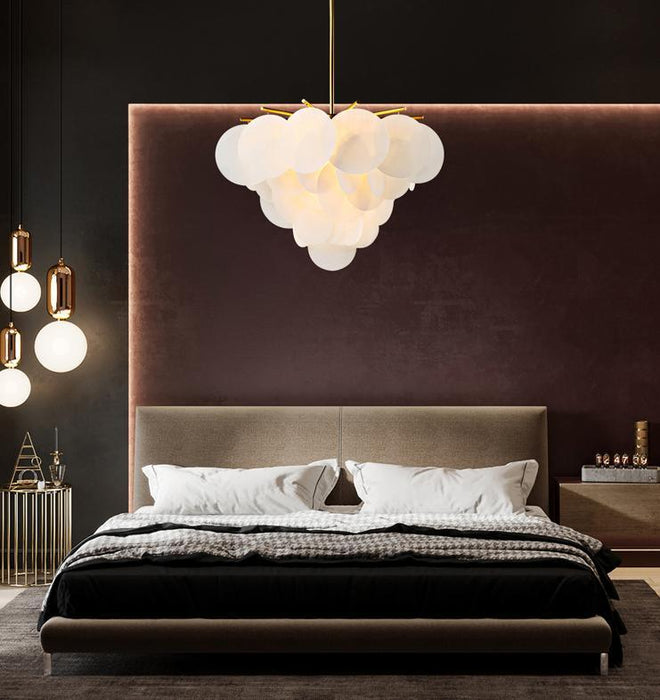 LED Round Leaves Modern Pendant Light - DWHOME