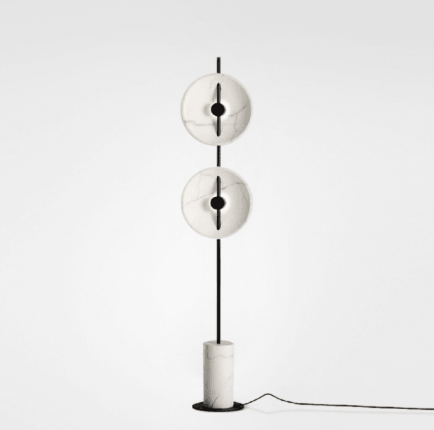 LED Double-Disc Decorative Floor Lamp - DWHOME