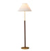 Copper Wood Cloth Floor Table Lamp - DWHOME