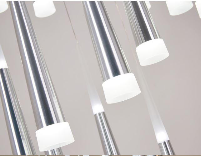 LED Rain Drop Long Chandelier for Living Room Staircase - DWHOME