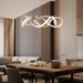 LED Spiral Ring Ceiling Pendant Light - DWHOME