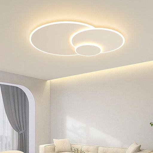LED Triple Rings Design Modern Creative Ceiling Light-DWHOME