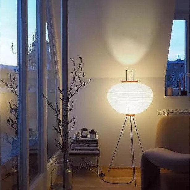 LED Japanese Style Simple Modern Fiber Floor Lamp - DWHOME